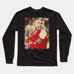 Clint Malarchuk, 1989 in Washington Capitals (5 Shutouts) Long Sleeve T-Shirt